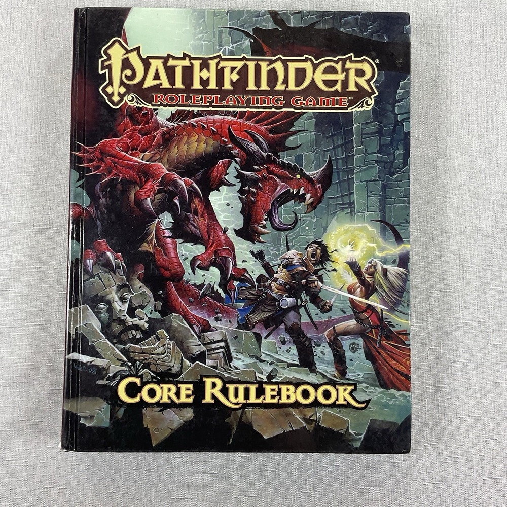 Pathfinder Roleplaying Game Core Rulebrook by Paige With Signatures